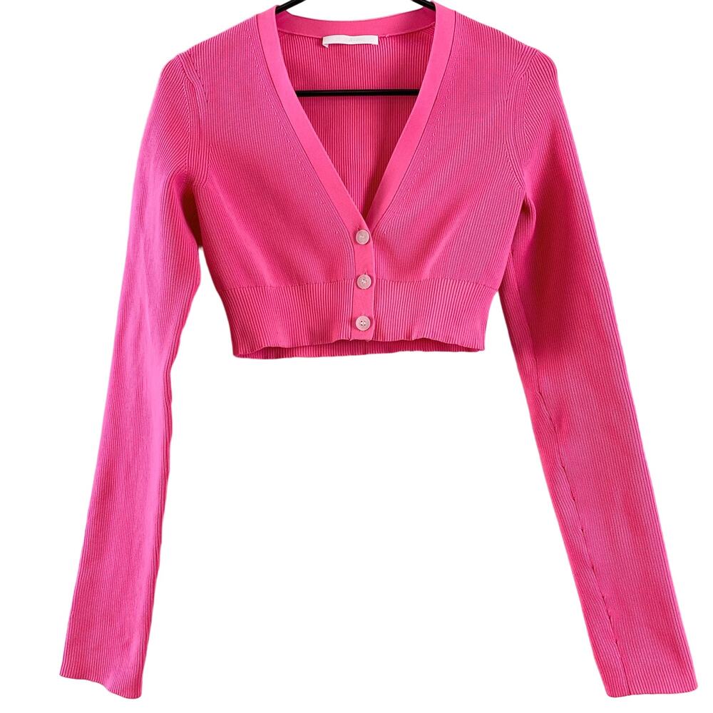 Helmut Lang Essential Crop Button Front Cardigan … - image 6